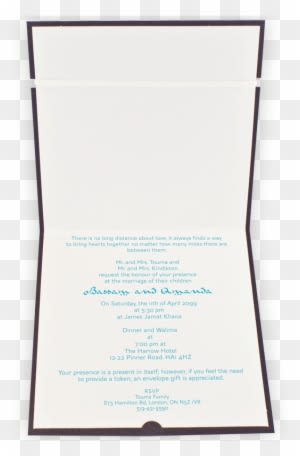 Muslim Wedding Invitation - Document - Free Transparent PNG Clipart Images Download. - Transparent PNG Free Download