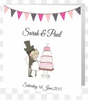 Cake Cutting Wedding Day Invite 140 X 140 Folded - Red White And Blue Bunting - Free Transparent PNG Clipart Images Download. - Transparent PNG Free Download