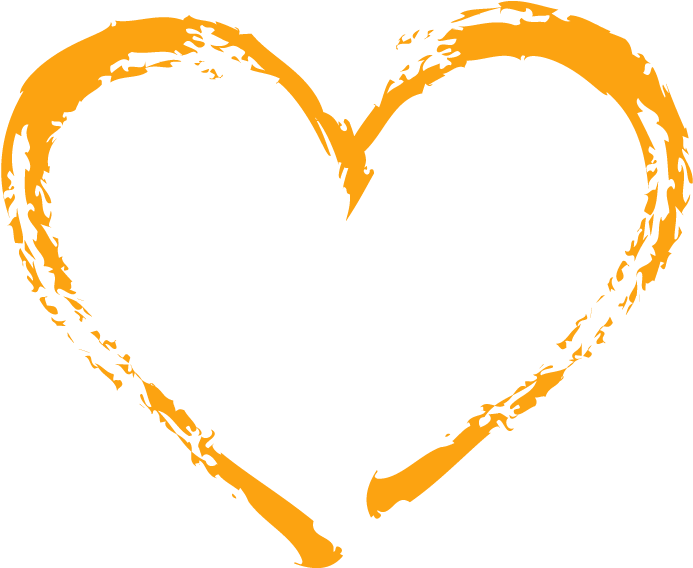 Steelasophical Wedding Dj Love Heart Orange Png - Orange Heart Png - Free Transparent PNG Clipart Images Download. - Transparent PNG Free Download