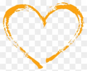 Steelasophical Wedding Dj Love Heart Orange Png - Orange Heart Png - Free Transparent PNG Clipart Images Download. - Transparent PNG Free Download