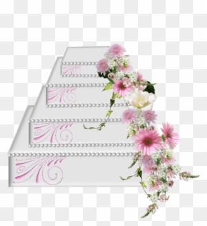 Gateau Mariage/ Wedding Cake - Artificial Flower - Free Transparent PNG Clipart Images Download. - Transparent PNG Free Download
