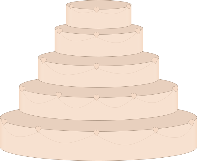 Wedding Cake - Cake Decorating - Free Transparent PNG Clipart Images Download. - Transparent PNG Free Download