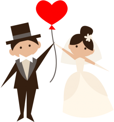 Red Heart, Bride, Wedding Couple, Romantic, People, - Groom And Bride Png - Free Transparent PNG Clipart Images Download. - Transparent PNG Free Download