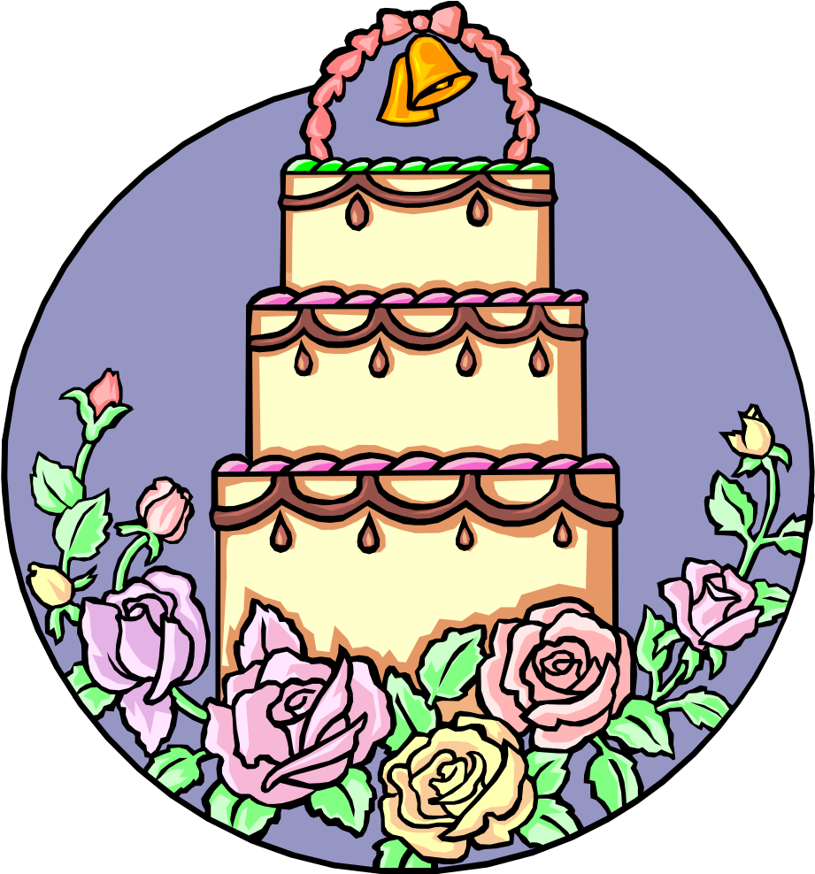Layered Wedding Cake - Dessert - Free Transparent PNG Clipart Images Download. - Transparent PNG Free Download