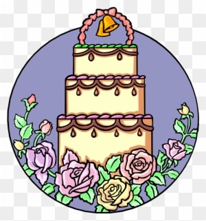 Layered Wedding Cake - Dessert - Free Transparent PNG Clipart Images Download. - Transparent PNG Free Download