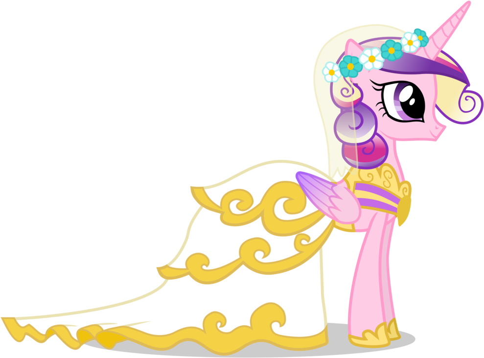 Princess Cadance In Wedding Dress By 90sigma On Deviantart - My Little Pony Princess Cadence Dress - Free Transparent PNG Clipart Images Download. - Transparent PNG Free Download