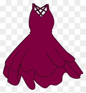 Maroon Wedding Dress Clip Art At Clker - Black Dress Clip Art - Free Transparent PNG Clipart Images Download. - Transparent PNG Free Download