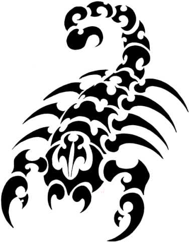 Scorpions Tribal Tattoos Png Transparent Images Png - Tribal Scorpio Tattoo Designs - Free Transparent PNG Clipart Images Download. - Transparent PNG Free Download