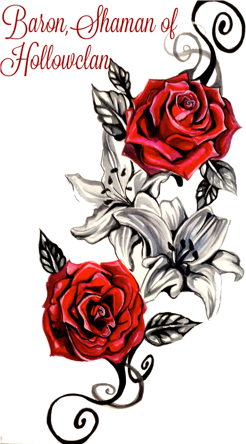 Rose Tattoo Png Clipart - Rose Tattoo Designs - Free Transparent PNG Clipart Images Download. - Transparent PNG Free Download