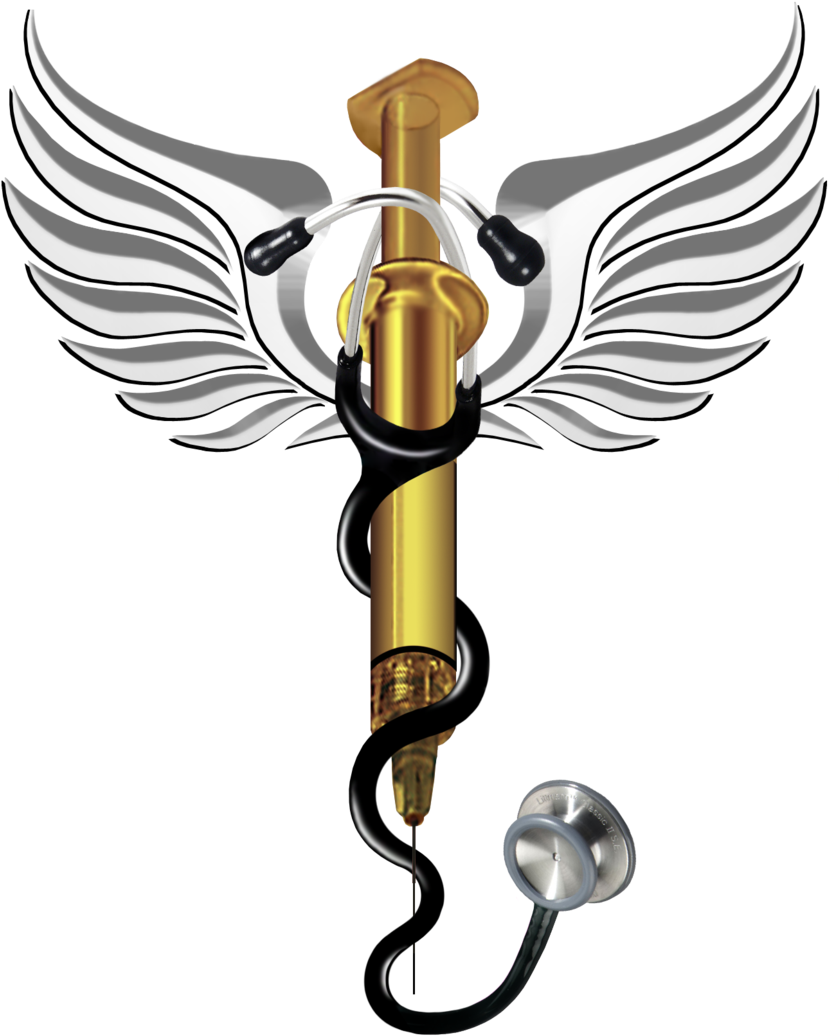 Medical Clipart Doctor Symbol - 5star With Wings Tattoo - Free Transparent PNG Clipart Images Download. - Transparent PNG Free Download