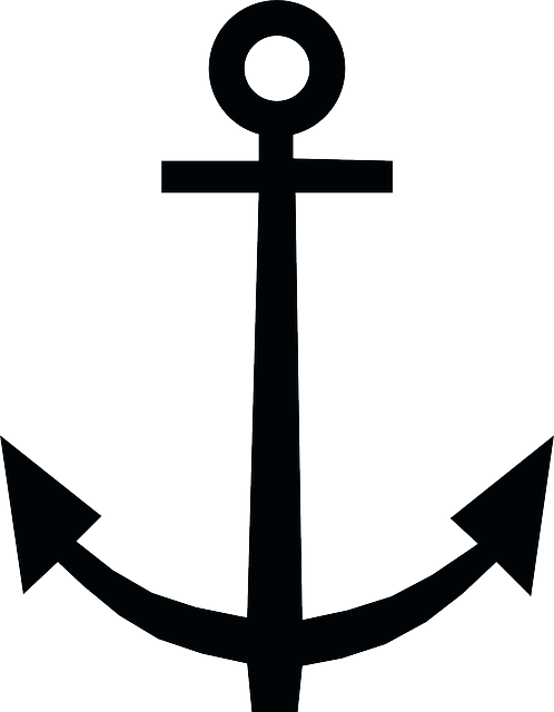 Black And White Anchor Free Vector Graphic Anchor Anchorage - Draw An Anchor Tattoo - Free Transparent PNG Clipart Images Download. - Transparent PNG Free Download