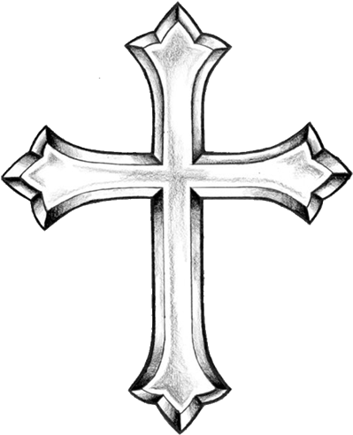 Cross Tattoo Design - Free Transparent PNG Clipart Images Download. - Transparent PNG Free Download