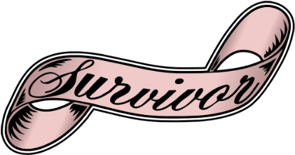 Survivor Pink Ribbon Temporary Tattoo - Tattoo - Free Transparent PNG Clipart Images Download. - Transparent PNG Free Download