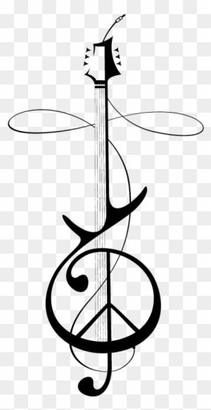 Incorporate Phoenix With Angel Wings And Lavendar - Guitar G Clef Tattoo - Free Transparent PNG Clipart Images Download. - Transparent PNG Free Download