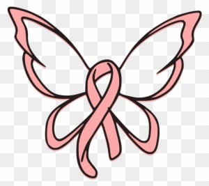 Breast Cancer Ribbon Butterfly Svg Cut File - Breast Cancer Ribbon Butterfly Tattoo - Free Transparent PNG Clipart Images Download. - Transparent PNG Free Download