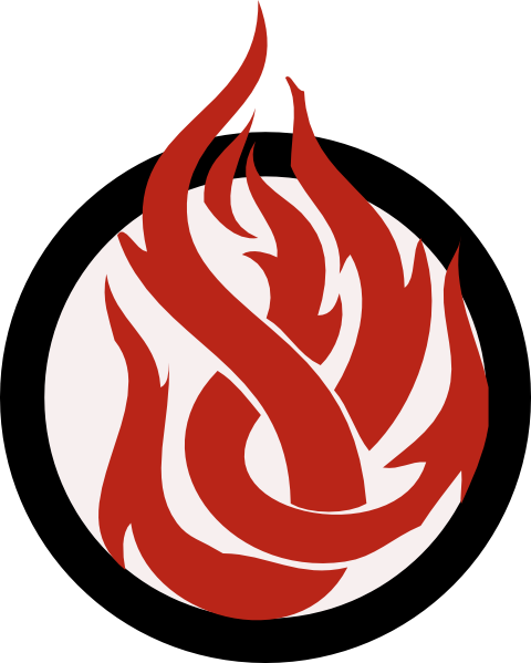 Flame Circle Clip Art At Clker - Flame Tattoo - Free Transparent PNG Clipart Images Download. - Transparent PNG Free Download