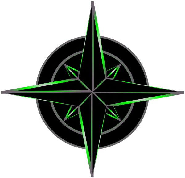 Navigation Symbol Black And Green Clip Art - Sword Shield Drawing Tattoo - Free Transparent PNG Clipart Images Download. - Transparent PNG Free Download