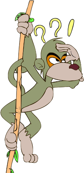 Cartoon Monkey Clip Art Images - Tattoo - Free Transparent PNG Clipart Images Download. - Transparent PNG Free Download