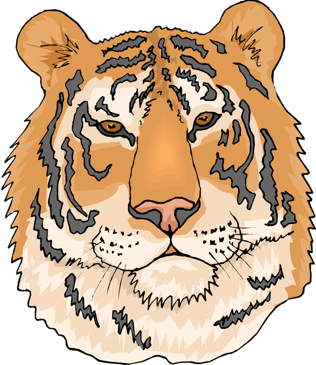 Tiger Clipart - Temporary Tiger Head Tattoos - Free Transparent PNG Clipart Images Download. - Transparent PNG Free Download
