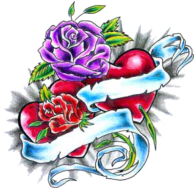 18 Best Heart Tattoo Drawings Images On Pinterest - Heart And Rose Tattoo - Free Transparent PNG Clipart Images Download. - Transparent PNG Free Download