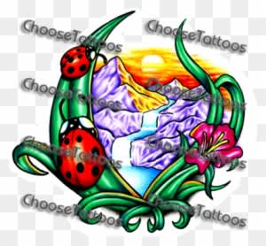 Drawing Tattoo Designs Joy Studio Design Gallery Best - Flower Tattoo Designs Ladybug - Free Transparent PNG Clipart Images Download. - Transparent PNG Free Download
