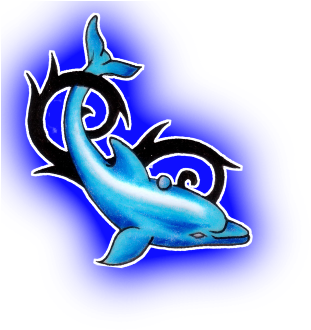 Tribal Dolphin Tattoos Designs Skin-art Pictures Images - Tattoo - Free Transparent PNG Clipart Images Download. - Transparent PNG Free Download