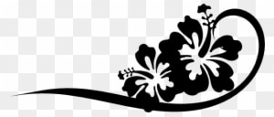 White Flower Clipart Tribal - Habiscus Black And White Tattoos - Free Transparent PNG Clipart Images Download. - Tattoo Transparent PNG Free Download