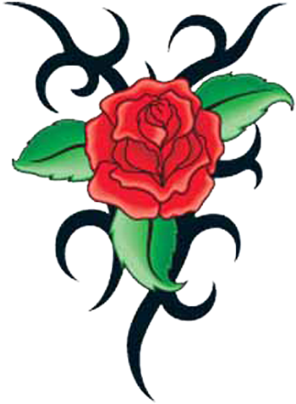 Rose - Rose Tattoo Designs - Free Transparent PNG Clipart Images Download. - Transparent PNG Free Download