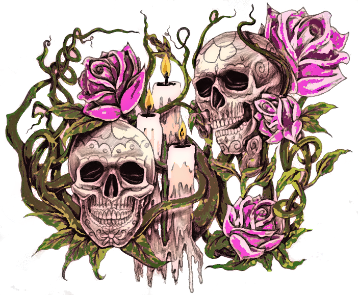 What Is The Meaning Of A Skull And Rose Tattoo Youtube - Money Roses Tattoo Designs - Free Transparent PNG Clipart Images Download. - Transparent PNG Free Download