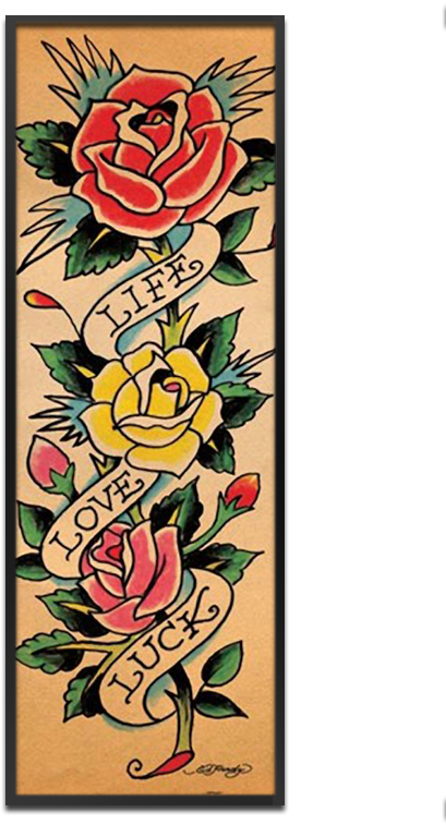 Ed Hardy Posters - Ed Hardy Style Tattoo - Free Transparent PNG Clipart Images Download. - Transparent PNG Free Download