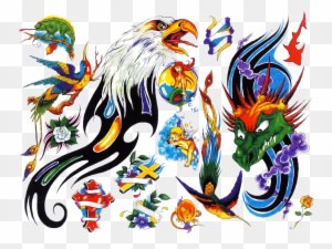 Colour - Color Tattoos Design - Free Transparent PNG Clipart Images Download. - Transparent PNG Free Download