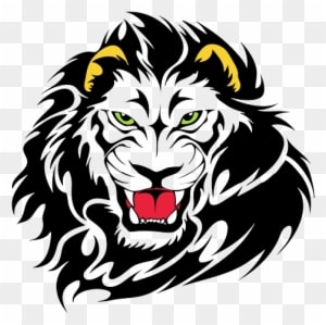 Lions Head Tattoos High Quality Photos And Flash Designs - Lion Tribal Tattoo - Free Transparent PNG Clipart Images Download. - Transparent PNG Free Download