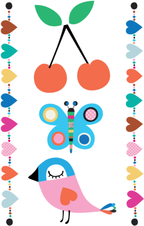 Cute Bird Temporary Tattoo Set - Tattoo - Free Transparent PNG Clipart Images Download. - Transparent PNG Free Download