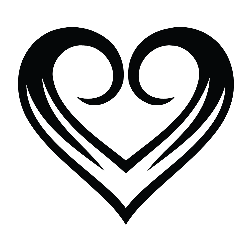 Free Light Purple Heart Clip Art - Love Tattoo Black And White - Free Transparent PNG Clipart Images Download. - Transparent PNG Free Download