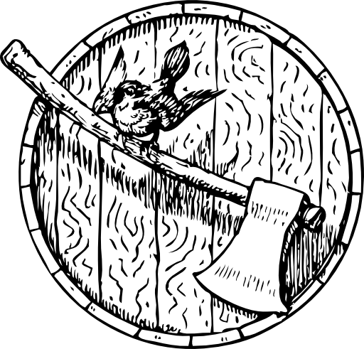 Sparrow Axe Barrelhead - Axe Tattoo Drawings - Free Transparent PNG Clipart Images Download. - Transparent PNG Free Download