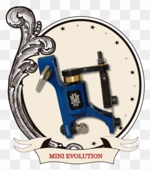 Hm Mini Evolution Rotary Tattoo Machine Blue - Tattoo Machine - Free Transparent PNG Clipart Images Download. - Transparent PNG Free Download