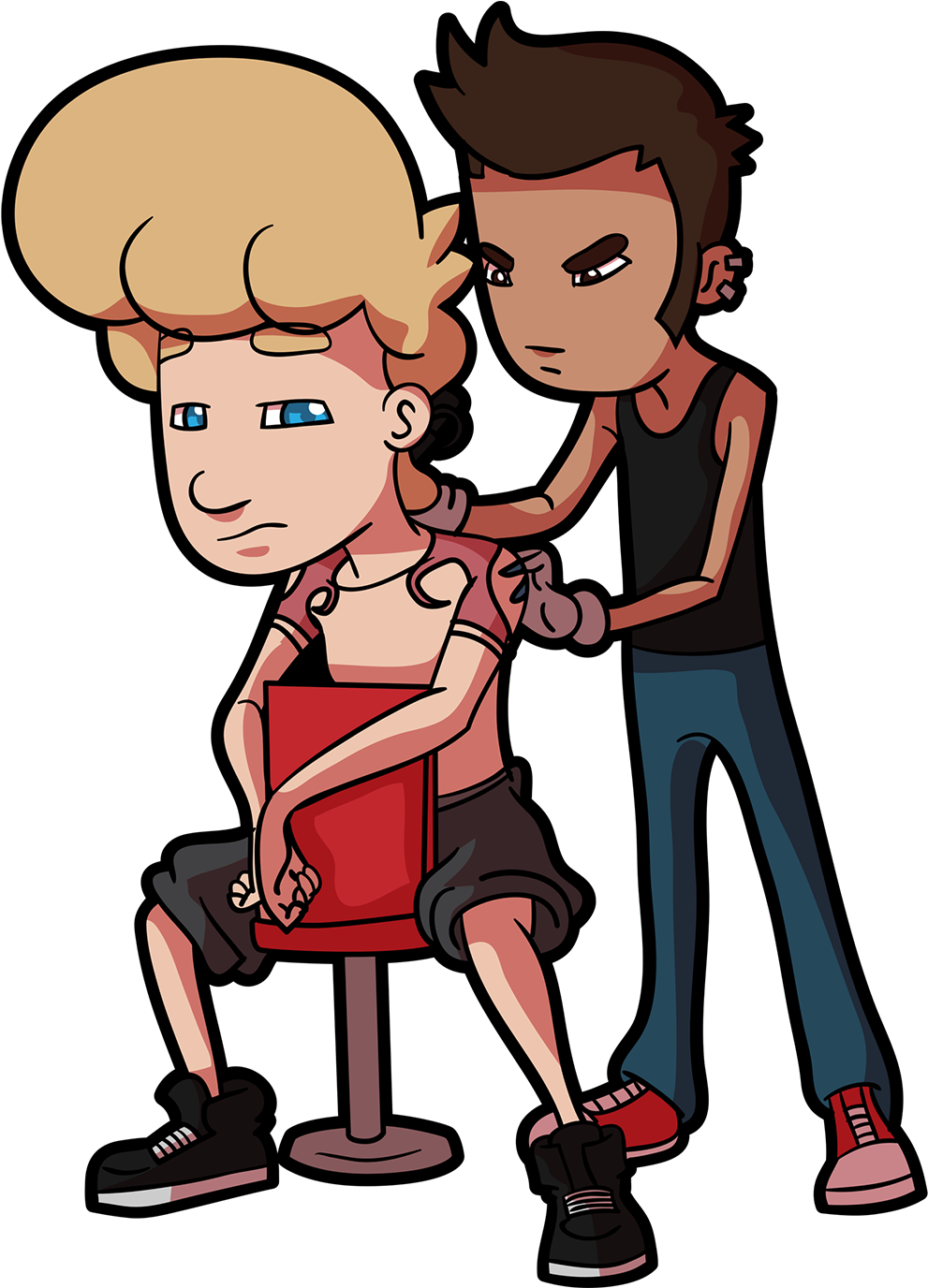 Original Tattoo Ideas For Men - People Getting Cartoon Tattoos - Free Transparent PNG Clipart Images Download. - Transparent PNG Free Download