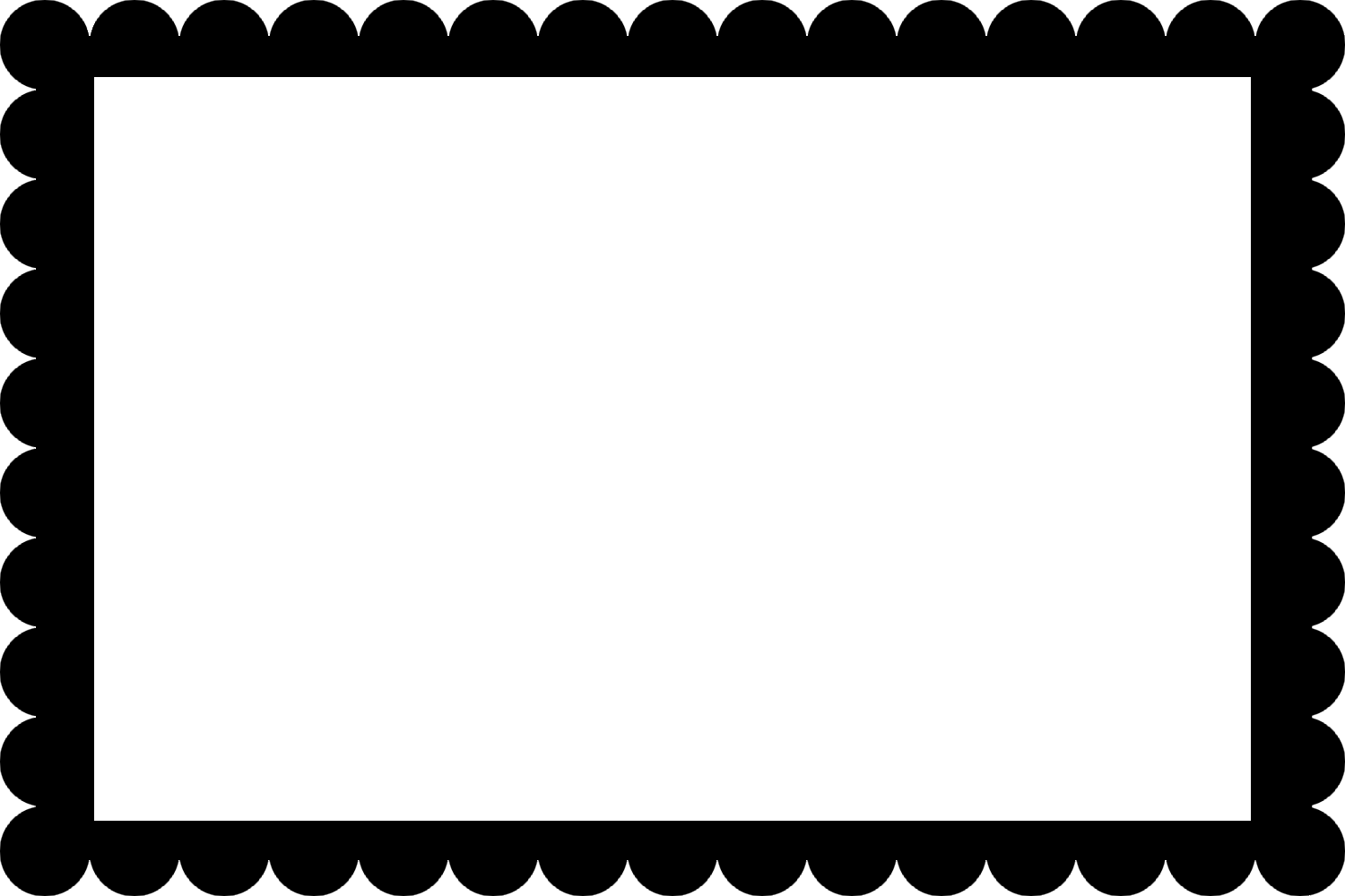 Scalloped Frame Clipart - Art And Science Tattoo - Free Transparent PNG Clipart Images Download. - Transparent PNG Free Download