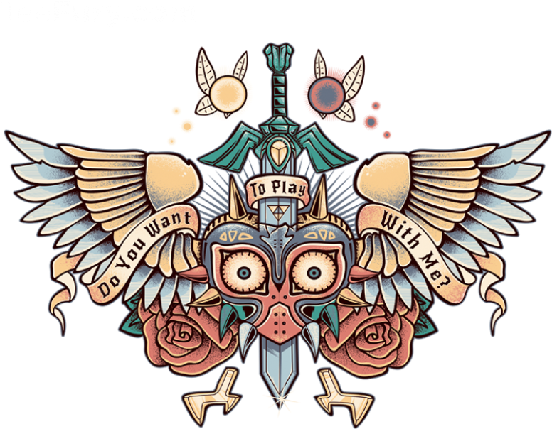 Do You Want To Play - Tattoo - Free Transparent PNG Clipart Images Download. - Transparent PNG Free Download