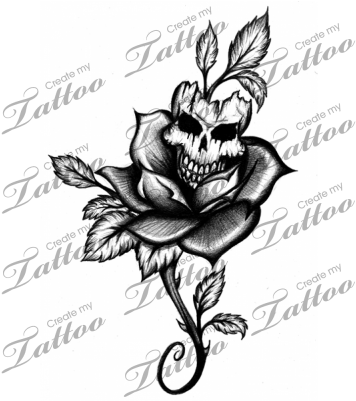 Evil Rose Drawing - Evil Rose Tattoos - Free Transparent PNG Clipart Images Download. - Transparent PNG Free Download