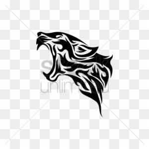 Angry Tribal Leopard Head Tattoo Design - Tribal Cheetah Tattoo Designs - Free Transparent PNG Clipart Images Download. - Tattoo Transparent PNG Free Download