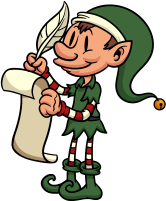 Christmas Elves Messages Sticker-5 - One Piece Nami Tattoo - Free Transparent PNG Clipart Images Download. - Transparent PNG Free Download