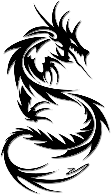 Tattoo Dragon Png Images Png Images - Simple Dragon Tattoos Designs - Free Transparent PNG Clipart Images Download. - Transparent PNG Free Download