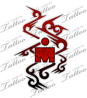 Sbink Ironman Tribal - Tattoo - Free Transparent PNG Clipart Images Download. - Transparent PNG Free Download