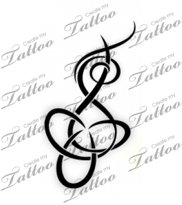 Intertwined Letters T And S - Bracelet Tattoo Rose Vine - Free Transparent PNG Clipart Images Download. - Transparent PNG Free Download