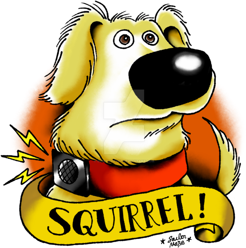 Dug By Supercheyne - Tattoo Dug Pixar - Free Transparent PNG Clipart Images Download. - Transparent PNG Free Download