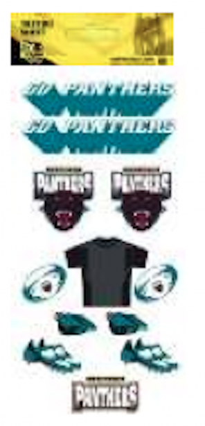 Penrith Panthers Nrl Temporary Team Tattoos - Melbourne Storm Nrl Temporary Team Tattoo Sheet - Free Transparent PNG Clipart Images Download. - Transparent PNG Free Download
