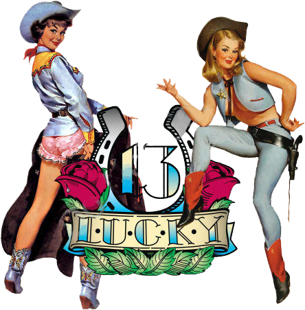 Brown & Bigelow, Inc - Lucky 13 Tattoo Designs - Free Transparent PNG Clipart Images Download. - Transparent PNG Free Download