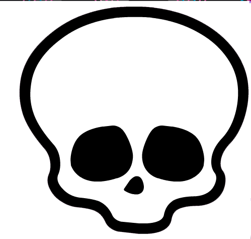 Monster High Skull For Kids - Tattoo De Monster High - Free Transparent PNG Clipart Images Download. - Transparent PNG Free Download