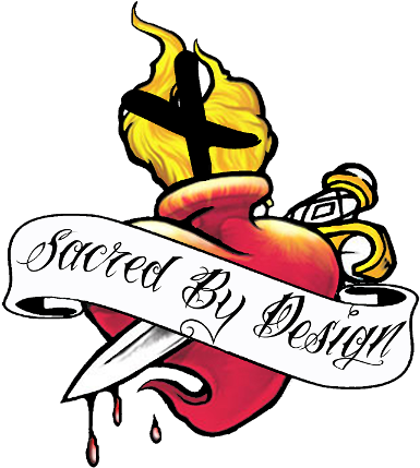 Sacred By Design Tattoo Studio - Sacred Heart Tattoo - Free Transparent PNG Clipart Images Download. - Transparent PNG Free Download